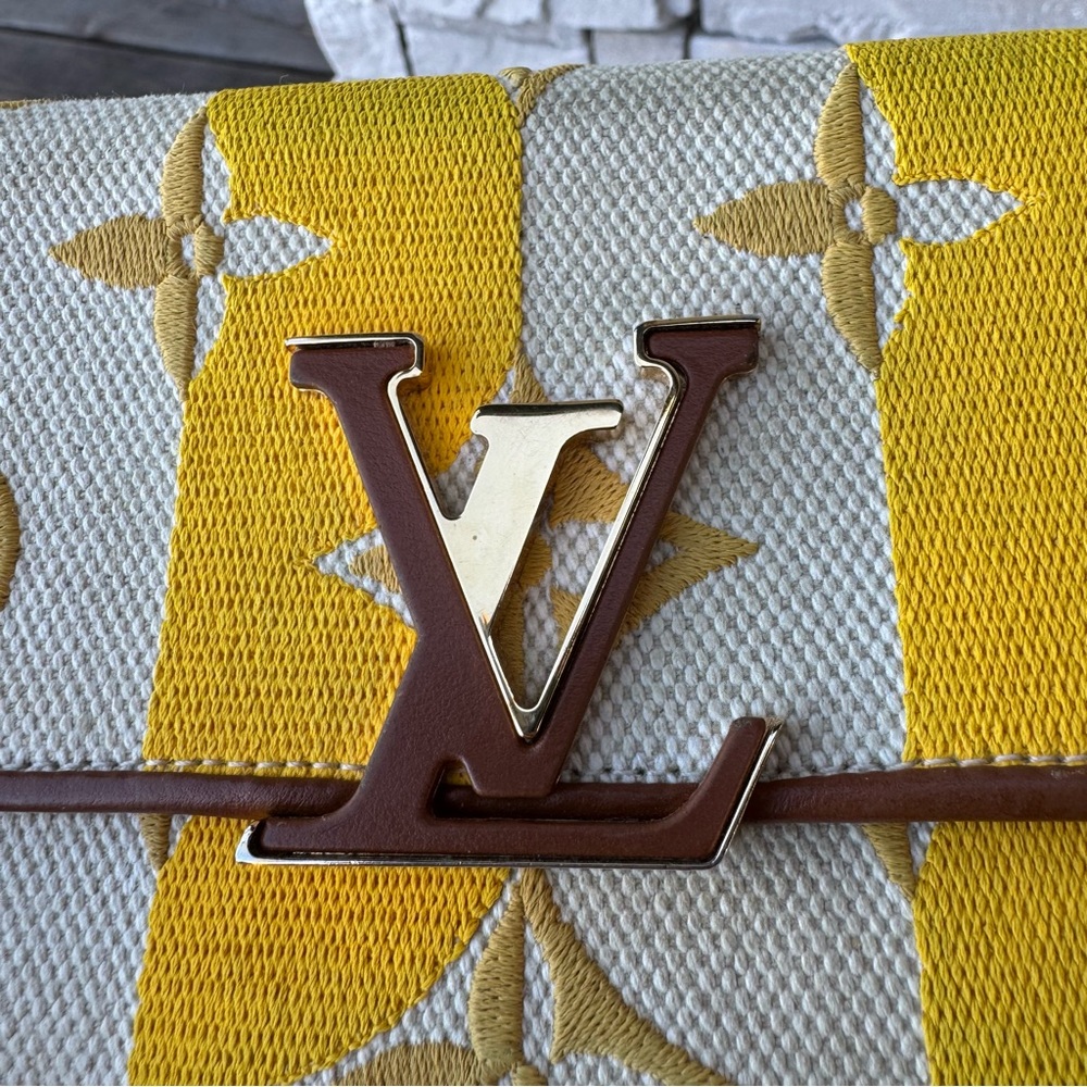SOLD Louis Vuitton Canvas Capucines Wallet - Picture 5 of 16